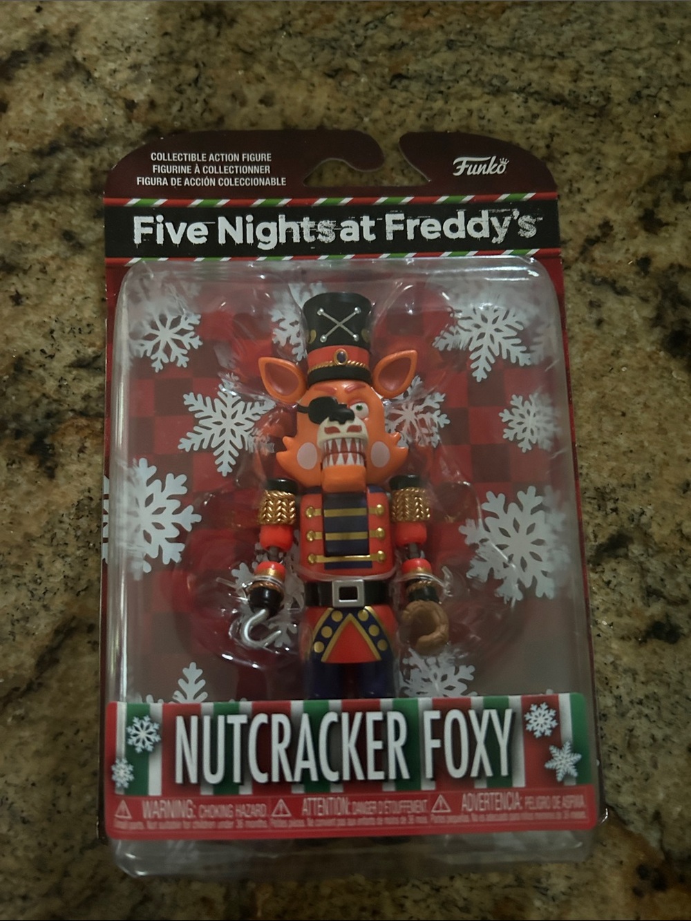 New in box- Funko Five Nights at Freddy's Nutcracker Foxy Action Figure